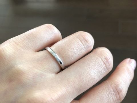 【アイプリモ(I-PRIMO)の口コミ】 指が細いので、ごつ目の指輪（似合わない）ではなく、細身のストレートタ…
