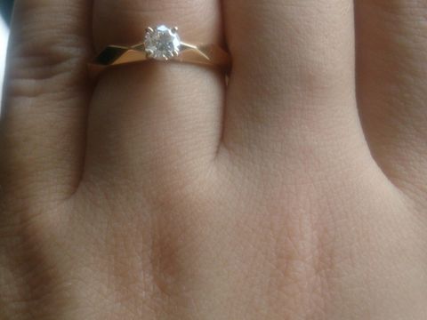 【ブシュロン(BOUCHERON)の口コミ】 ファセットのカットに一目惚れしました。結婚指輪も同じファセットにした…