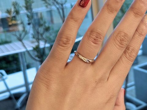 【CRAFY(クラフィ)の口コミ】 手作りなので、二人で好きな形やデザインにできたり、好みの太さにできる…