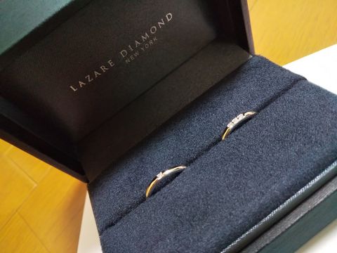 【ラザール ダイヤモンド(LAZARE DIAMOND)の口コミ】 本当は、両面に石が入ってる指輪を買いに行ったのですが、ブティック本店…