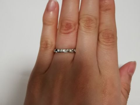 【ショーメ(CHAUMET)の口コミ】 ショーメのトルサードに憧れていたので、試着して自分に似合っていたと感…