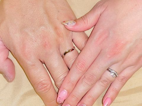 【ジュエリーツツミ(JEWELRY TSUTSUMI)の口コミ】 婚約指輪も結婚指輪も両方欲しかったので、最初はバラバラに組み合わせて…