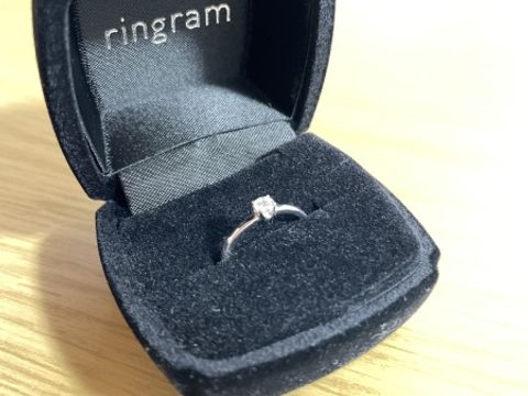 【ringram(リングラム)の口コミ】 元々奥さんに高価な指輪は要らないと言われていたこともあり迷っていたの…