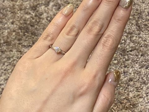 【エクセルコダイヤモンド(EXELCO DIAMOND)の口コミ】 キャンペーンをやっていて、ダイヤの石がお手頃に買えたのが1番の決め手で…