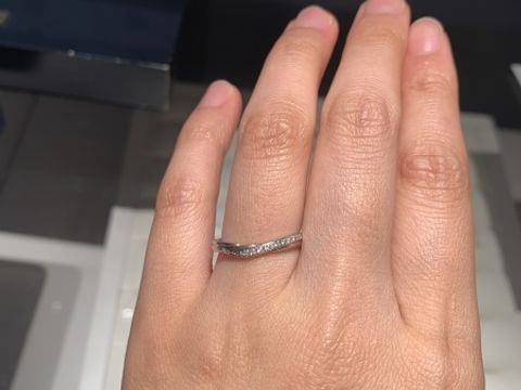 【銀座ダイヤモンドシライシの口コミ】 テイストは、若者向けな印象でした。もちろんシンプルなタイプもありまし…