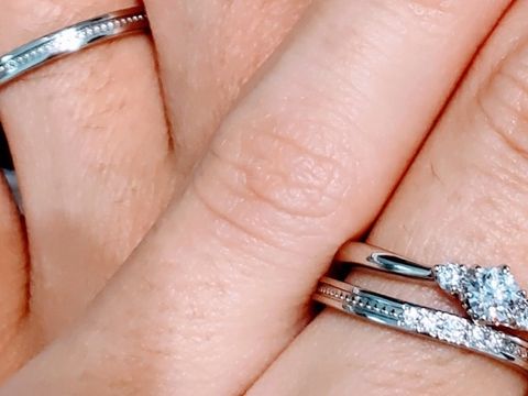 【CHARMY(チャーミー)の口コミ】 マリッジリングはあまり種類が多くなかったのです。ですが、エンゲージリ…