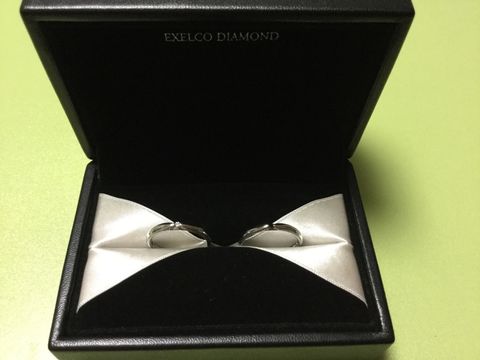 【エクセルコダイヤモンド(EXELCO DIAMOND)の口コミ】 結婚指輪は、シンプルでありながらも特別感と存在感がある物を…と…