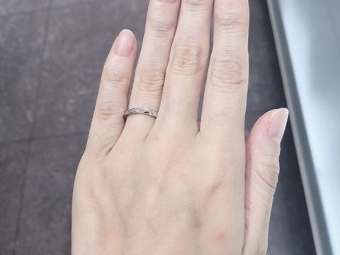 【4℃ BRIDAL(ヨンドシーブライダル)の口コミ】 沢山の種類の指輪があり、どれも可愛かったです。形、デザインなど沢山種…