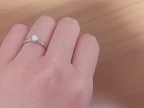 【アイプリモ(I-PRIMO)の口コミ】 シンプルで王道なデザインでどのようなデザインの結婚指輪とも合わせやす…