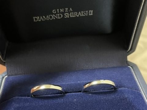【銀座ダイヤモンドシライシの口コミ】 Anolyuは指輪の幅やデザイン、ダイヤモンドの留め方など選べるので、自分…