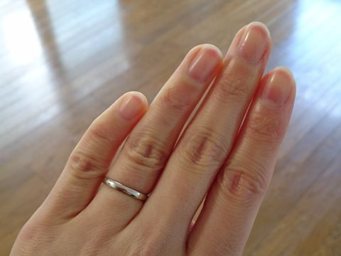 【TANZO.(鍛造指輪)の口コミ】 鍛造で作っているので、強度があることが決め手でした！またシンプルな指…