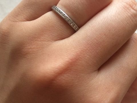【ティファニー(Tiffany & Co.)の口コミ】 結婚指輪は憧れのティファニーで購入したいと思っていました。いくつかの…