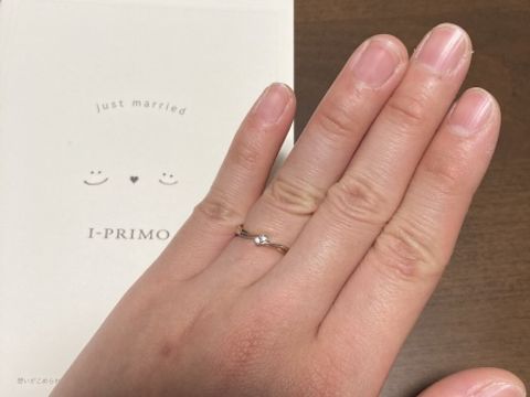 【アイプリモ(I-PRIMO)の口コミ】 指輪の知識がなにもない状態で来店した私たちに、丁寧に指輪の知識を教え…