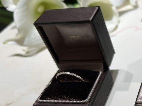 【アイプリモ(I-PRIMO)の口コミ】 結婚指輪と一緒に重ね付けしたかったため、このタイプのものを購入しまし…