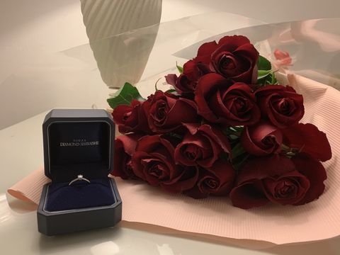 【銀座ダイヤモンドシライシの口コミ】 プラチナ95パーセント、ダイヤモンドの4Cがいいこと、デザインが好みであ…