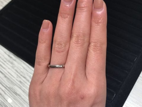 【TRECENTI(トレセンテ)の口コミ】 指輪をつけたときに指に変に当たらず滑らかなので、着用時のストレスが全…