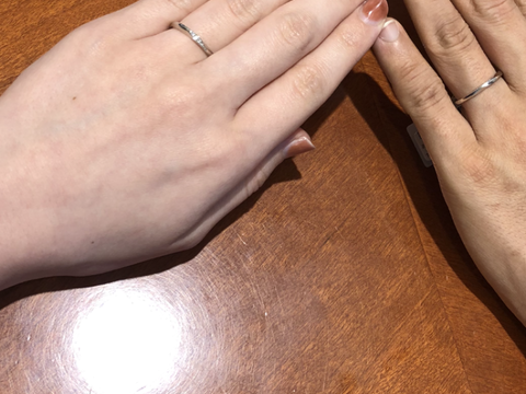 【TRECENTI(トレセンテ)の口コミ】 ダイヤモンドの入ったものを探していて、かつあまり太すぎず華奢で細めの…