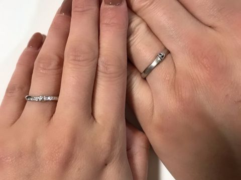 【エクセルコダイヤモンド(EXELCO DIAMOND)の口コミ】 初来店時に2種類まで絞りました。
2回目の試着時も新鮮な感じがしたので、…