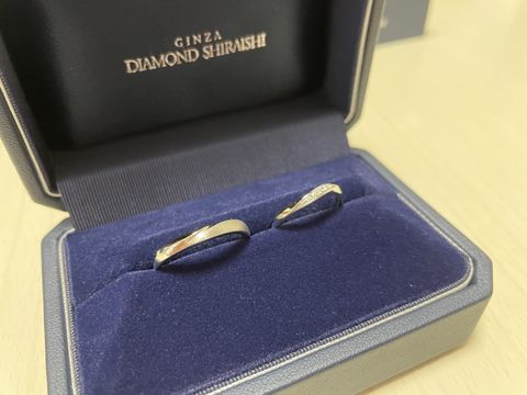 【銀座ダイヤモンドシライシの口コミ】 男性向け指輪のデザインの豊富さ、また他店にはないマット加工がとても気…