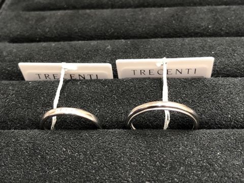 【TRECENTI(トレセンテ)の口コミ】 シンプルなデザインの指輪を探していたのですが、シンプルだからこそ、つ…