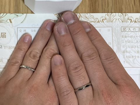【4℃ BRIDAL(ヨンドシーブライダル)の口コミ】 婚約指輪もお世話になった、4°CBRIDALさんで結婚指輪もお世話になりま…