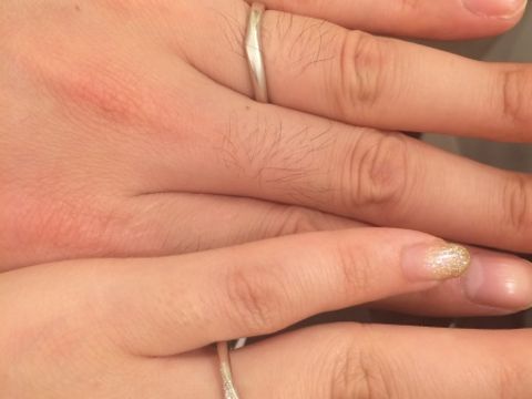 【Mariage ent(マリアージュエント)の口コミ】 ウェーブデザインを探している中で、婚約指輪（マリアージュのトゥジュー…