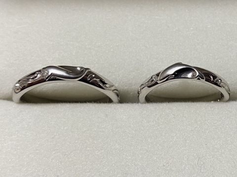 【GALA JEWELRY(ガラジュエリー)の口コミ】 ストレートタイプではなく、Ｖや曲線等の動きのある形で探していました。…