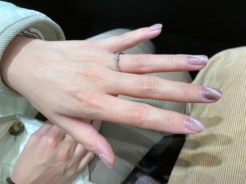 【アイプリモ(I-PRIMO)の口コミ】 普段から身に付けられる可愛らしいデザインの指輪を希望しており、それに…