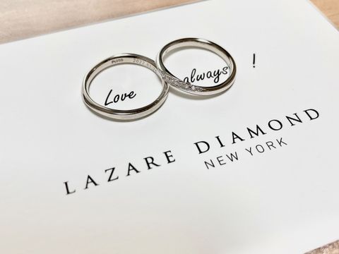 【ラザール ダイヤモンド(LAZARE DIAMOND)の口コミ】 ウェーブタイプでダイヤモンドが付いているものを探してました。来店して…