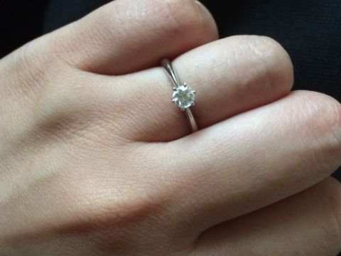 【エクセルコダイヤモンド(EXELCO DIAMOND)の口コミ】 友人が付けていたエクセルコダイヤモンドの婚約指輪を見て素敵だなと思い…