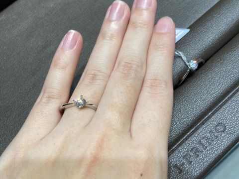 【アイプリモ(I-PRIMO)の口コミ】 指輪のデザインやダイヤの種類が沢山あって希望のデザインや価格で安心し…