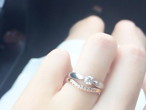 【ティファニー(Tiffany & Co.)の口コミ】 婚約指輪のティファニーの指輪を購入したので、結婚指輪もティファニーの…