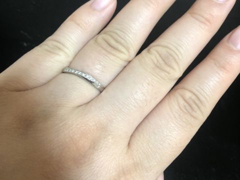 【SIND BAD(シンドバット)の口コミ】 シンドバットさんの指輪の形ごとに名前がりこちらは月虹でした。げっこう…