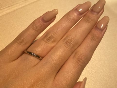 【ティファニー(Tiffany & Co.)の口コミ】 繊細でかわいらしいデザインでした。細い指にあう細めの細さのものを出し…