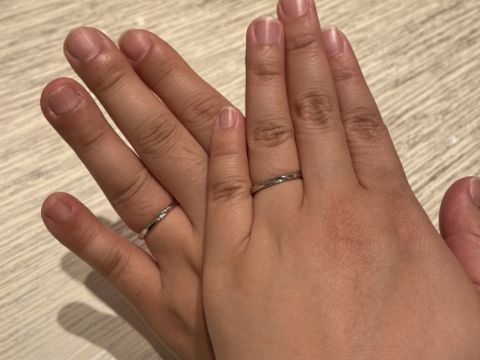 【TRECENTI(トレセンテ)の口コミ】 仕事柄ダイヤが付けられないので、ダイヤなしのデザインを探していました…