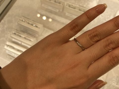 【ヴァンドーム青山(VENDOME AOYAMA)の口コミ】 なぜか他店舗よりもプラチナ部分にもダイヤモンド部分にも高級感が感じら…