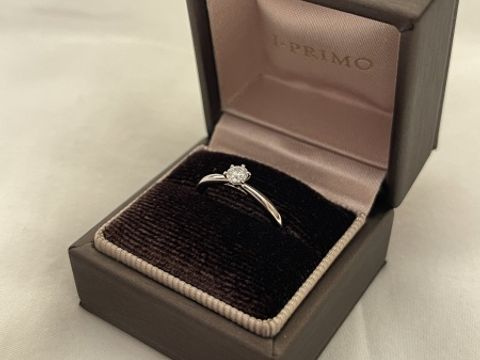 【アイプリモ(I-PRIMO)の口コミ】 VVS1のカラーグレードE、トリプルエクセレントカットでダイヤモンド自体が…