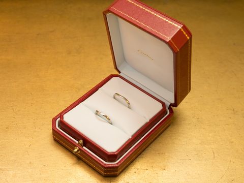 【カルティエ(Cartier)の口コミ】 指が綺麗に見えるなめらかなvラインが気に入りました。肌なじみもよく、シ…