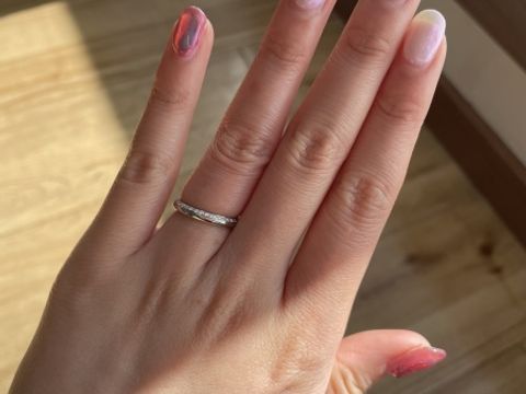 【アイプリモ(I-PRIMO)の口コミ】 指にはめた時のキラキラ感がとても可愛かった事が購入の決め手でした！！…