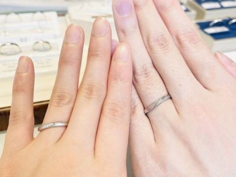 【JKPLANET(JKプラネット)の口コミ】 こちらの結婚指輪は、サイズ感も丁度良く、デザインもとてもオシャレでペ…