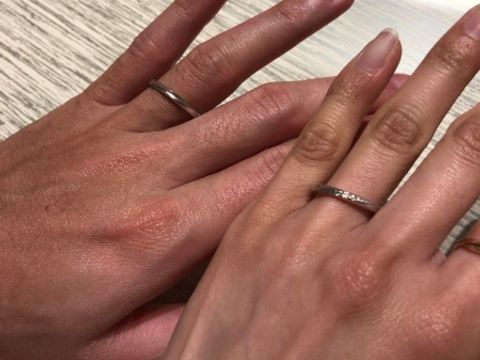 【TRECENTI(トレセンテ)の口コミ】 ウェーブデザインが好みとお伝えしたところ、いくつかご提案いただき、そ…