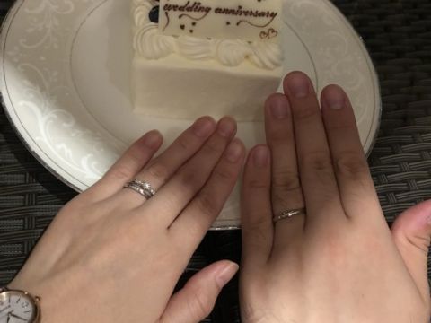 【アイプリモ(I-PRIMO)の口コミ】 上品なデザインとダイヤモンドに惹かれました。また婚約指輪がアイプリモ…