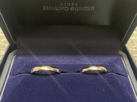 【銀座ダイヤモンドシライシの口コミ】 婚約指輪で銀座ダイヤモンドシライシさんの指輪をいただいて他のブランド…