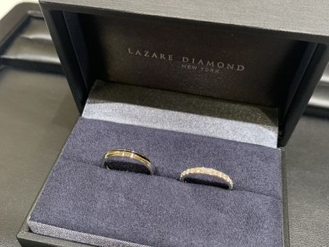 【ラザール ダイヤモンド(LAZARE DIAMOND)の口コミ】 ダイヤモンドのハーフエタニティでさがしていましたが、こちらの指輪は3/4…
