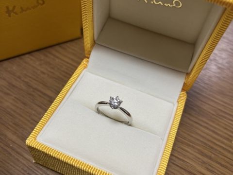 【ケイウノ ブライダル(K.UNO BRIDAL)の口コミ】 母の婚約指輪を譲り受けたので、リメイクオーダーの出来るケイウノさんで…