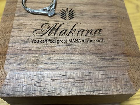 【Makana(マカナ)の口コミ】 婚約指輪をもらうなら絶対にハワイアンジュエリーがいいと彼にずっと言っ…