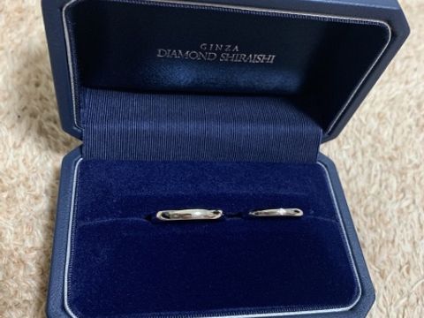 【銀座ダイヤモンドシライシの口コミ】 シンプルなデザインでかつ、リングが丸みを帯びたものを探していたところ…