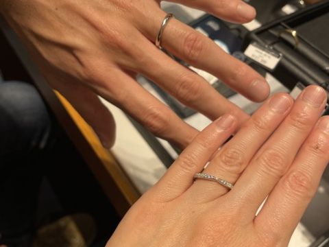 【銀座ダイヤモンドシライシの口コミ】 わたしの希望の指輪のデザインをお伝えしたところまさに憧れのものを見せ…
