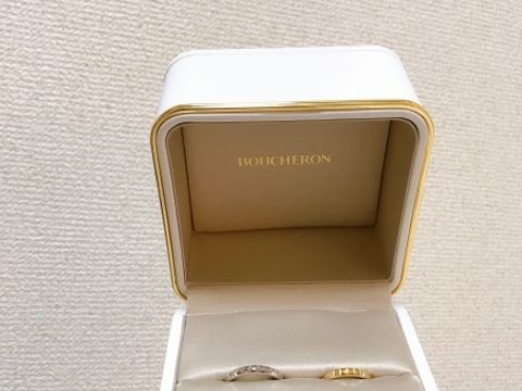 【ブシュロン(BOUCHERON)の口コミ】 以前この結婚指輪をつけている人を見たときに、この指輪可愛すぎる&hellip…