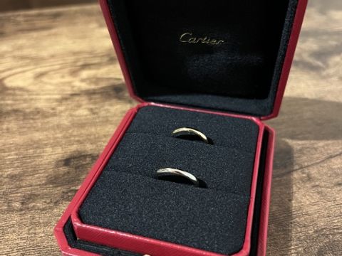 【カルティエ(Cartier)の口コミ】 結婚指輪は憧れのブランドで買いたいと思っていました。長い間付けていて…